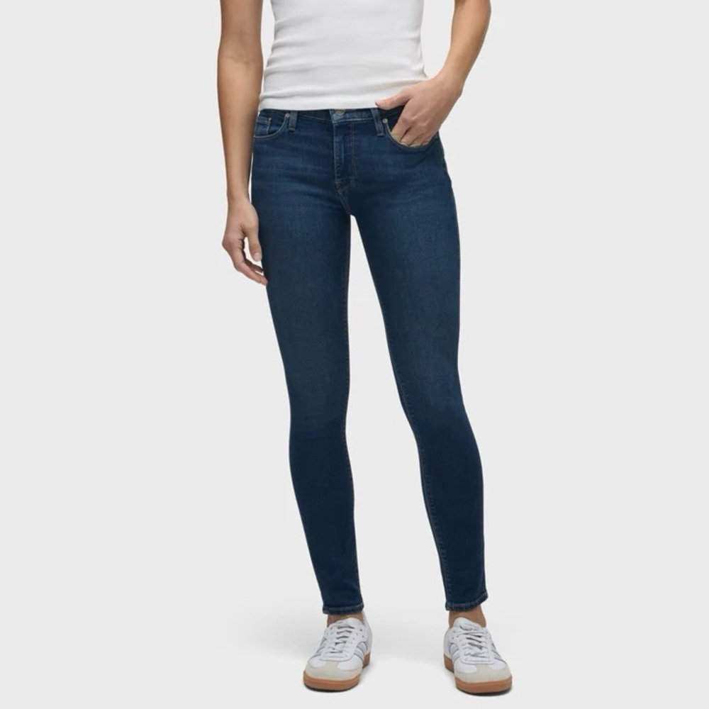 Hudson 25 Nico Midrise Super Skinny Ankle Hemmed Women’s Jeans 27.5” Inseam